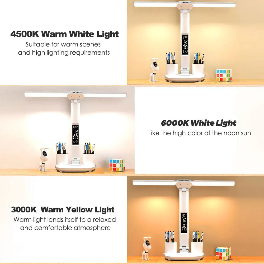 Premium LED Desk Lamp - Multifunction with Pen Holder