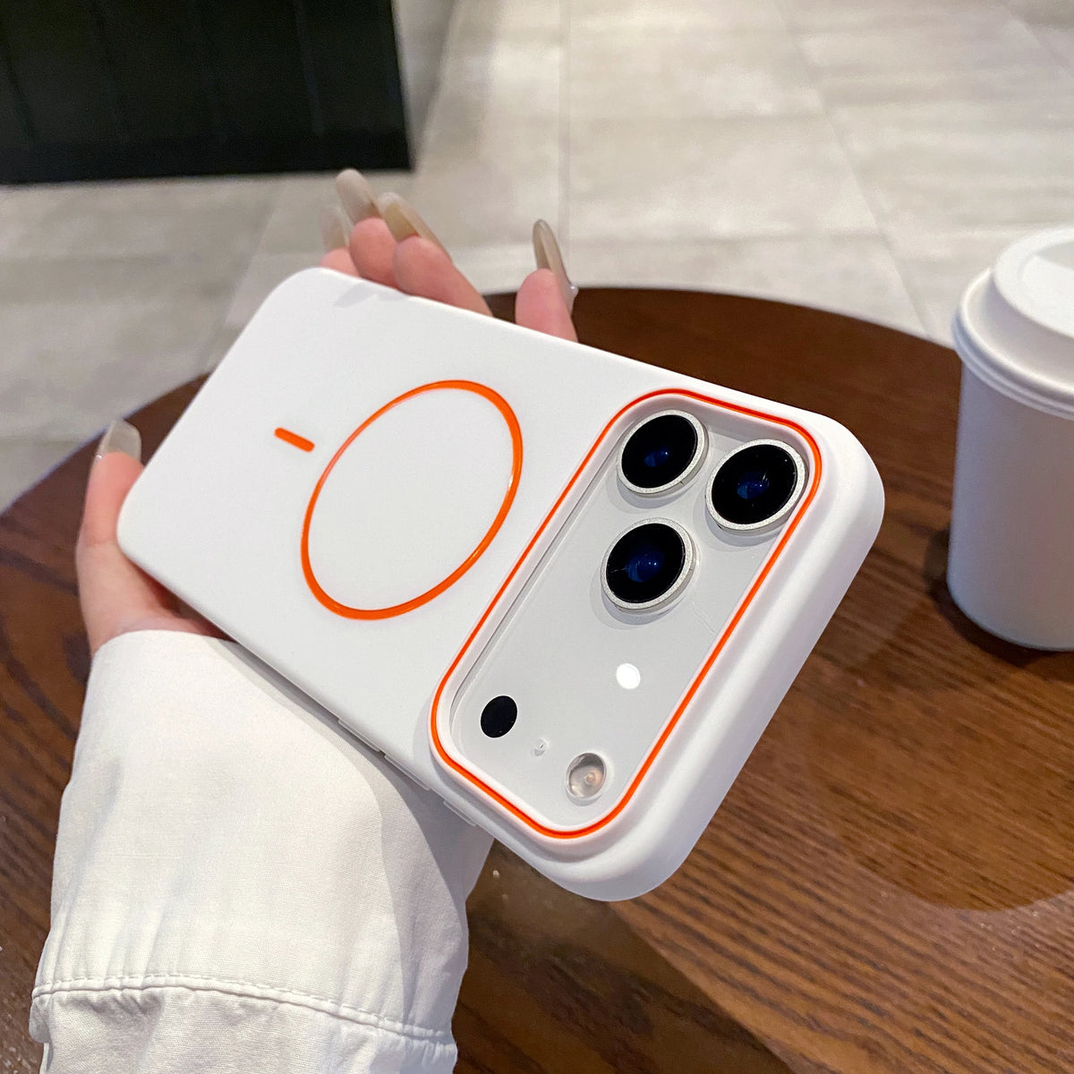 Luxury Magnetic Matte Phone Case - Shockproof Wireless Cover