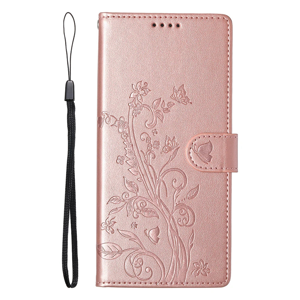 Luxury Leather Flip Case - Wallet & Card Slot Cover