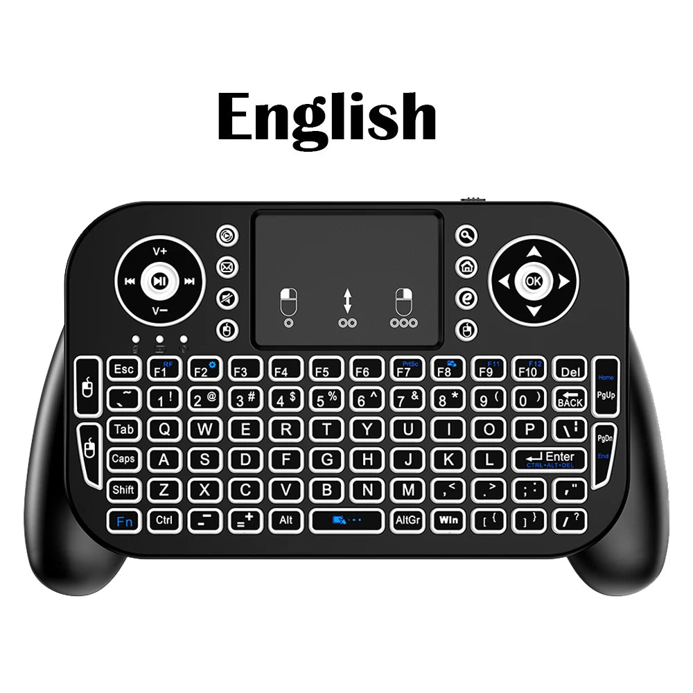Premium Mini Wireless Keyboard with 7-Color Backlit & Touchpad