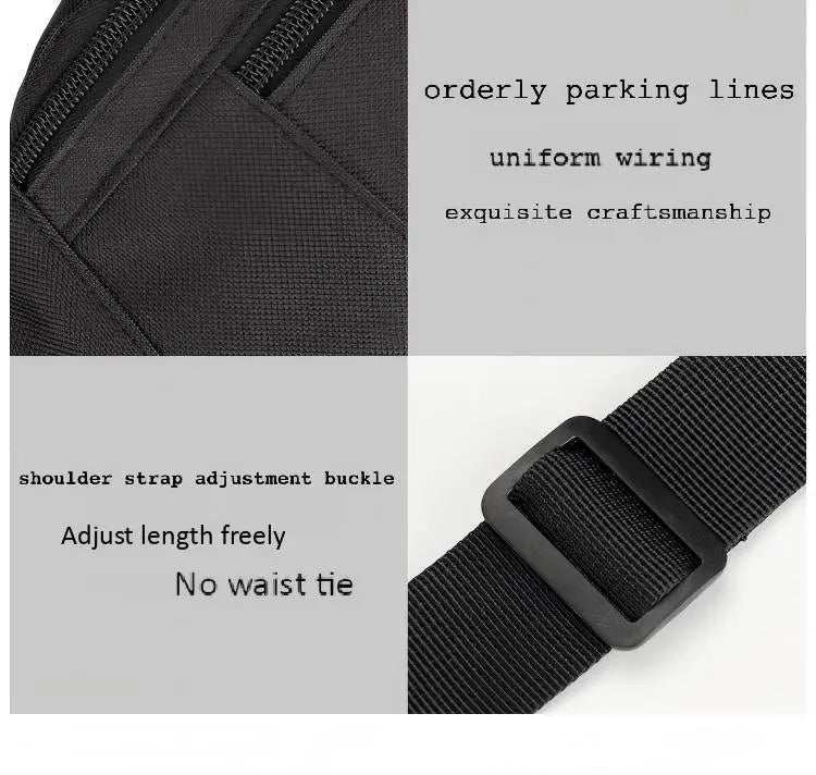 Premium Sports Fanny Pack - Hands-Free Travel & Workout