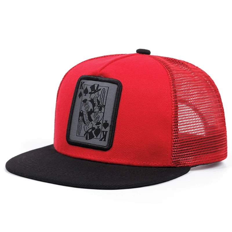 Premium Hip Hop Caps - Playing Card Snapback