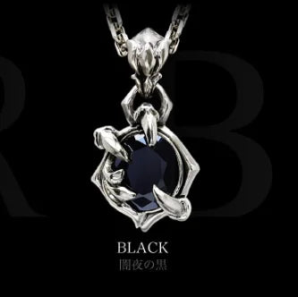 BOCAI Thai Jewelry 100% S925 Sterling Silver Dragon Claw Color Natural Stone Man and Woman Pendant High-End Gifts - Tulique