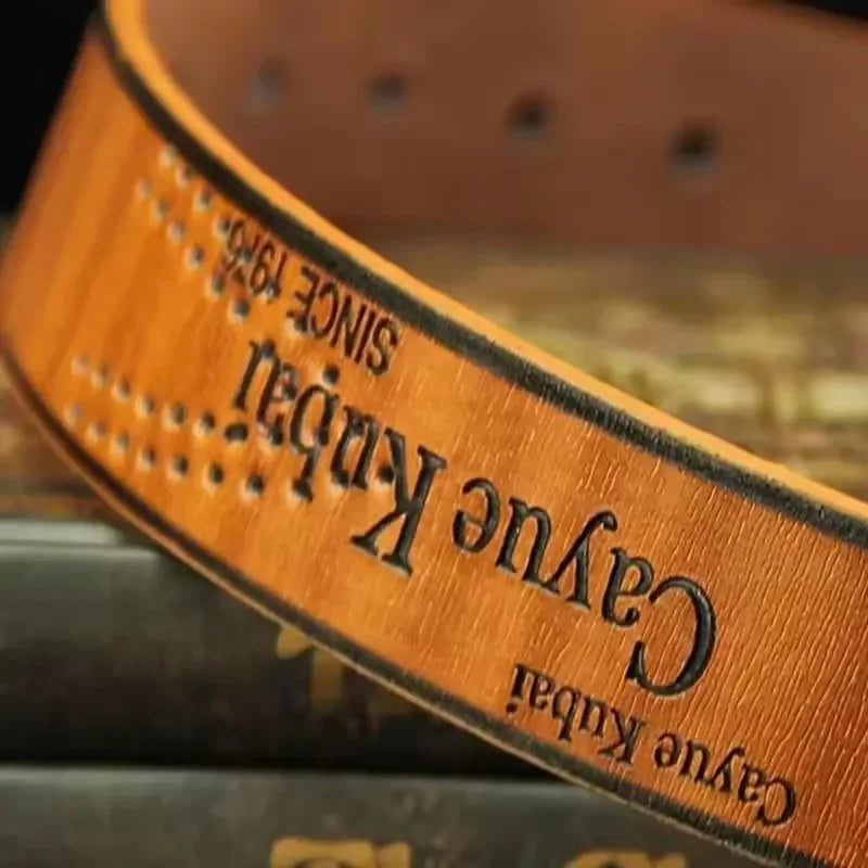 Luxury PU Leather Belt for Men - Metal Pin Buckle