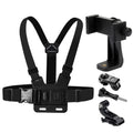 Professional Chest Strap Phone Holder - Hands-Free Mount Bracket
