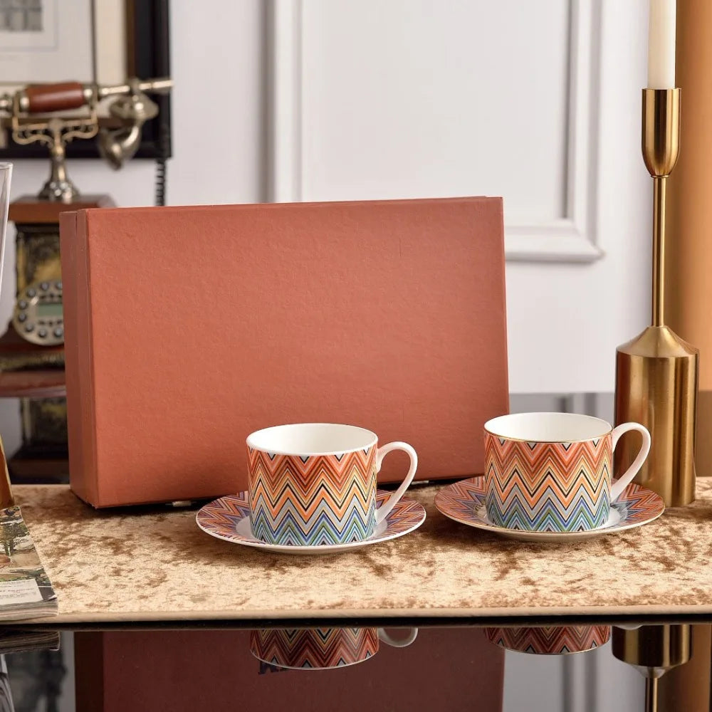 Elegant Ceramic Coffee Set - Complete Tableware Collection