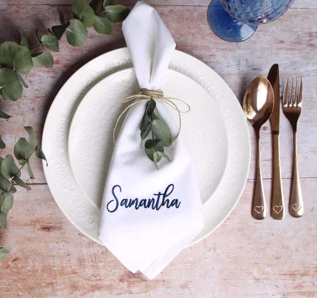Elegant Customizable Silk Napkin - Formal Dining