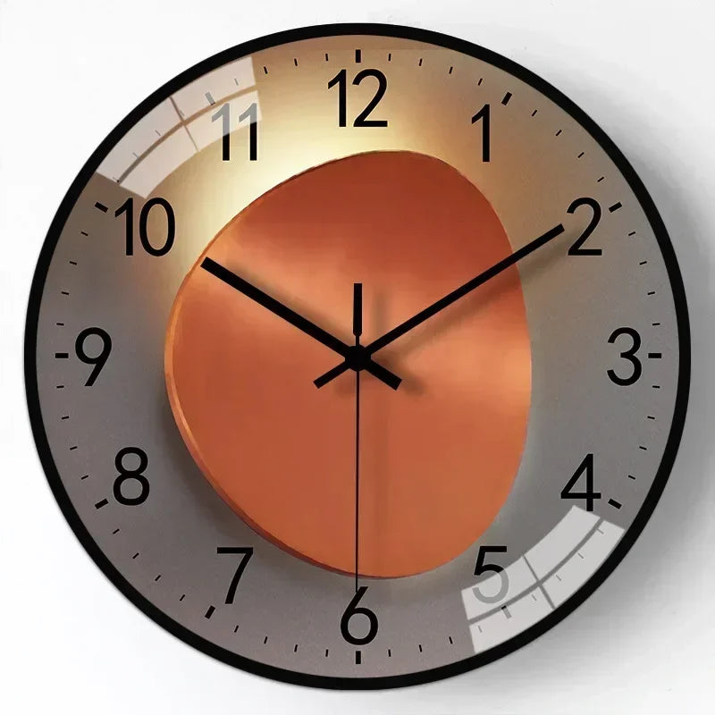Elegant Silent Modern Wall Clock - Non-Ticking Design