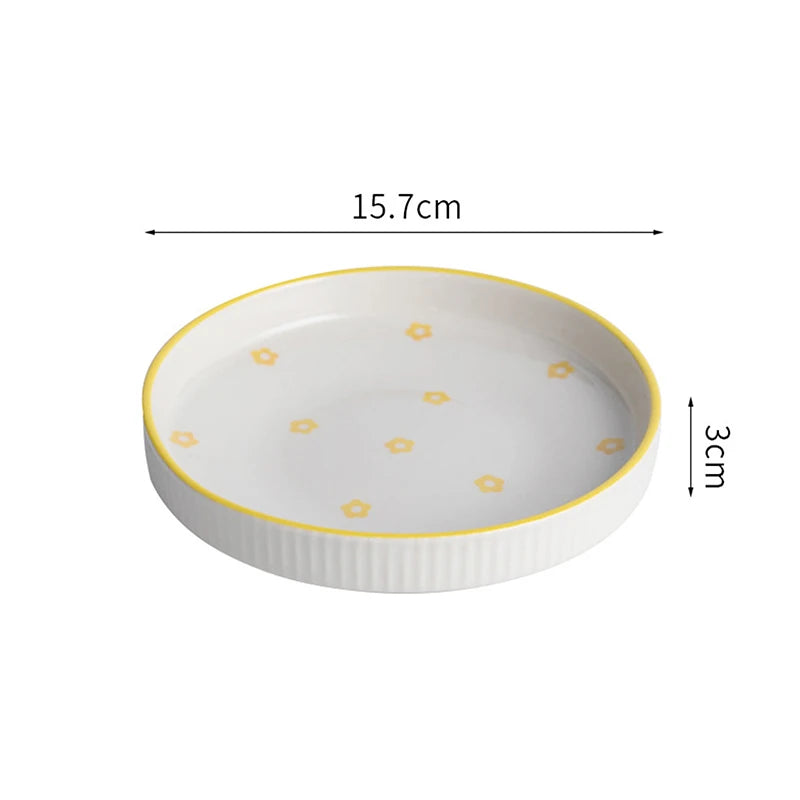 Premium Ceramic Cat Bowl - Elevated Feeding & Water Dish