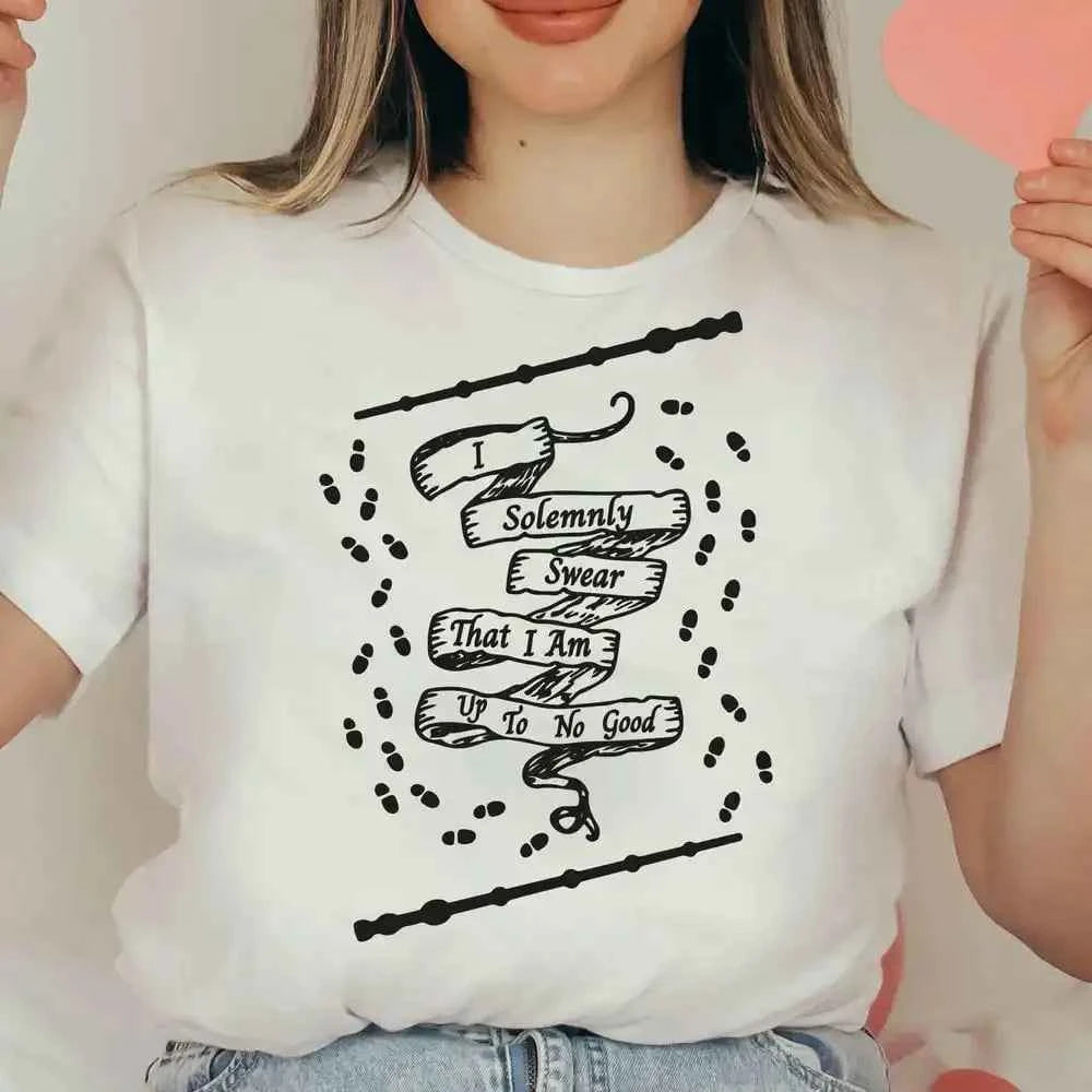 Magical Wizard Hogwarts Printed Short Sleeve T-Shirt