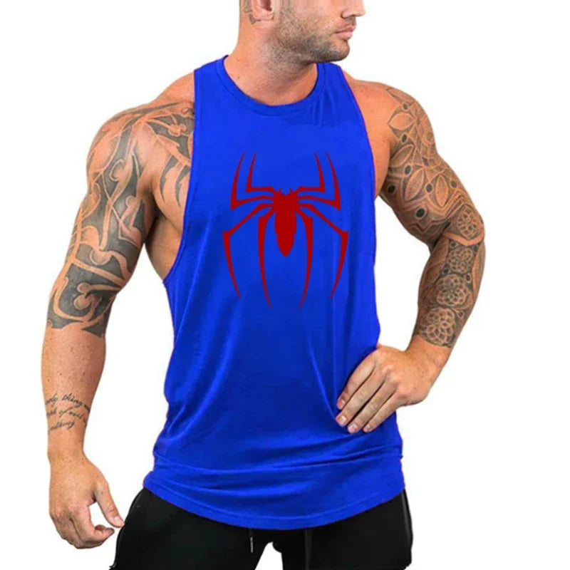 Breathable Men's Running Tank Top - Cotton Gym Sleeveless Shirt