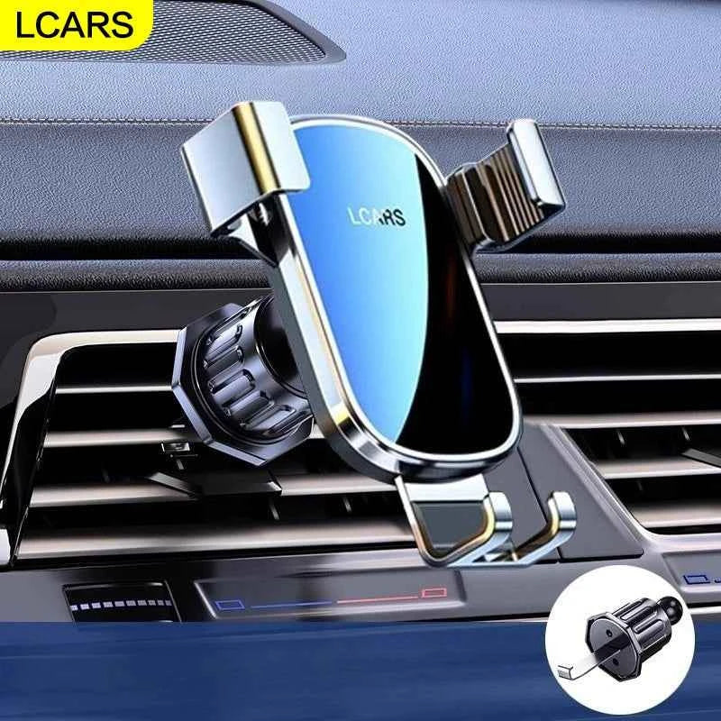 Lcars Car Mobile Phone Holder, Universal Gravity-Sensing Navigation Mount for Car Air Vents