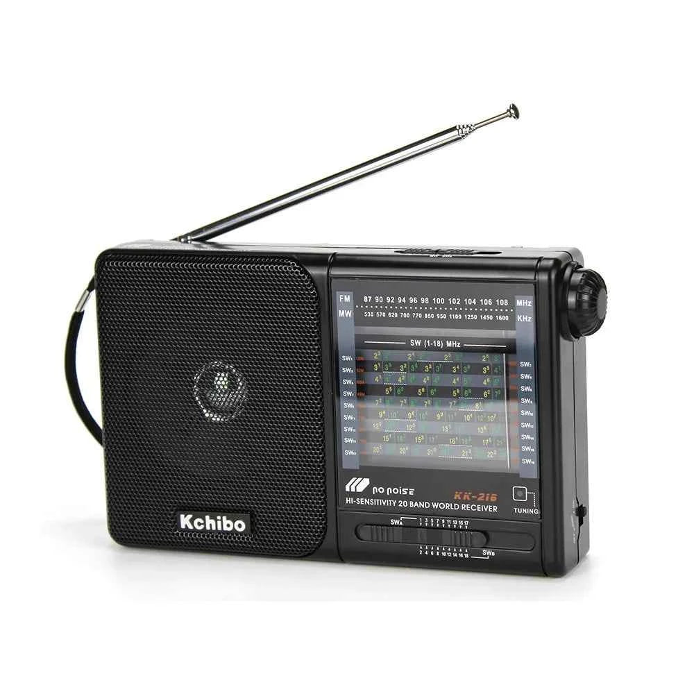 Compact Portable Digital Radio - FM/MW/SW with LCD Display