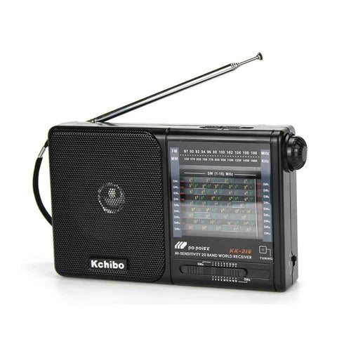 Compact Portable Digital Radio - FM/MW/SW with LCD Display
