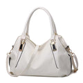 Elegant Women Shoulder Bag - Large Capacity Soft PU