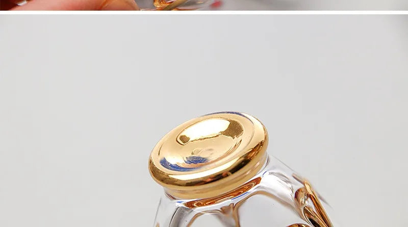Elegant Luxury Crystal Shot Glass - Hand-Painted 10ml