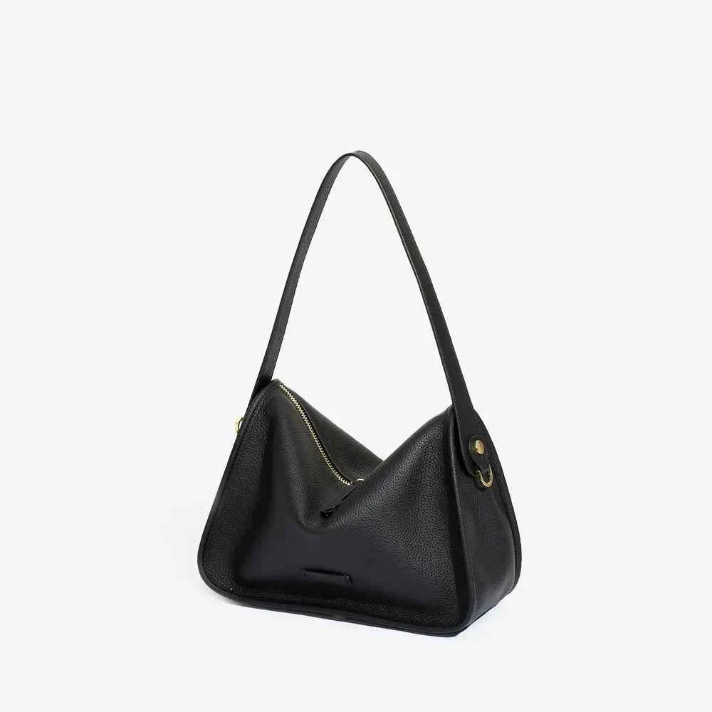 Original Cowhide Leather Shoulder Bag