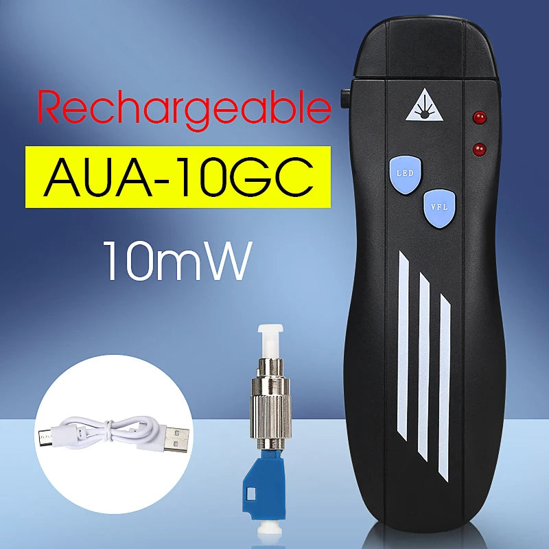 Professional Visual Fault Locator - Rechargeable Fiber Tester