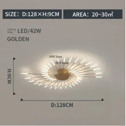 Luxury Modern LED Chandelier - Elegant Ceiling Light Fixture