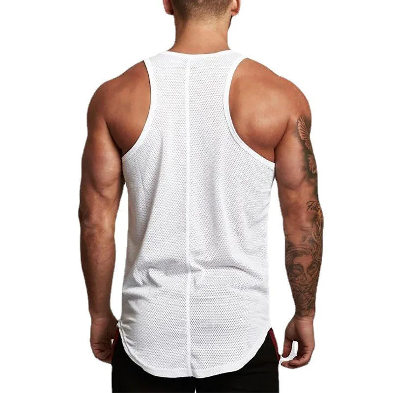 Ultimate Men's Workout Tank Top - Breathable Mesh Fitness Vest