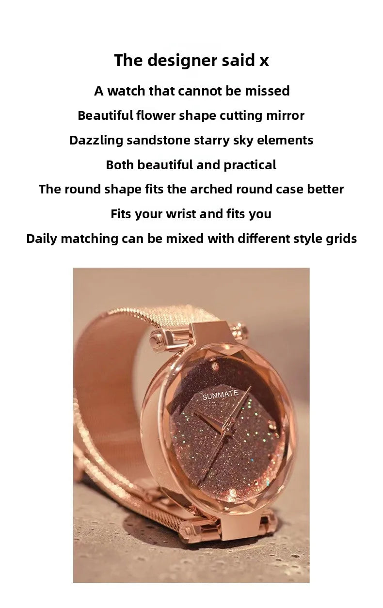 Elegant Ladies Dress Watch - All-Star Design, Waterproof Quartz