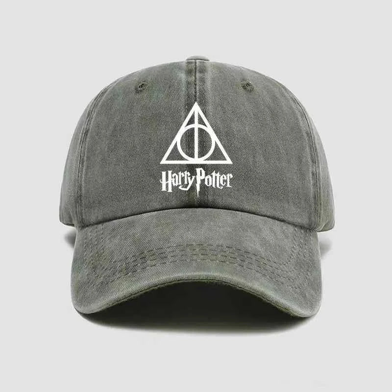 Harry Potter Deathly Hallows Baseball Hat - Trendy Sunshade Cap
