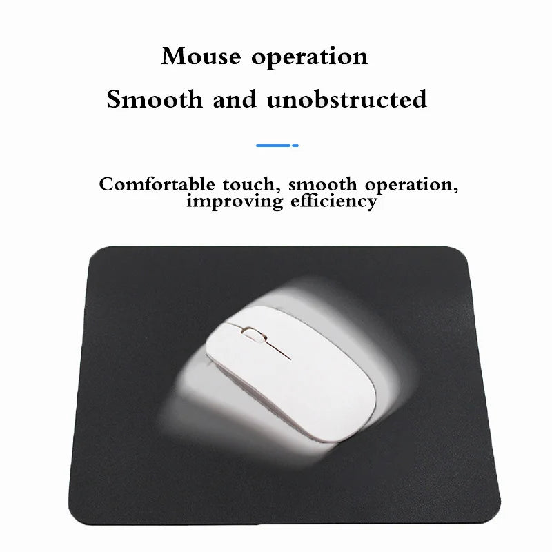 Premium Leather Mouse Pad - Non-Slip & Waterproof
