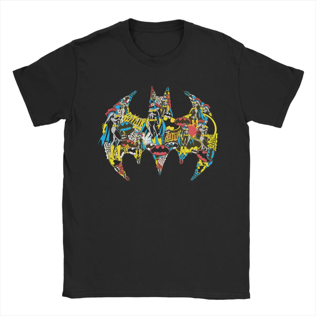 Premium Batman Black Logo T-Shirt - 100% Cotton Novelty Tee