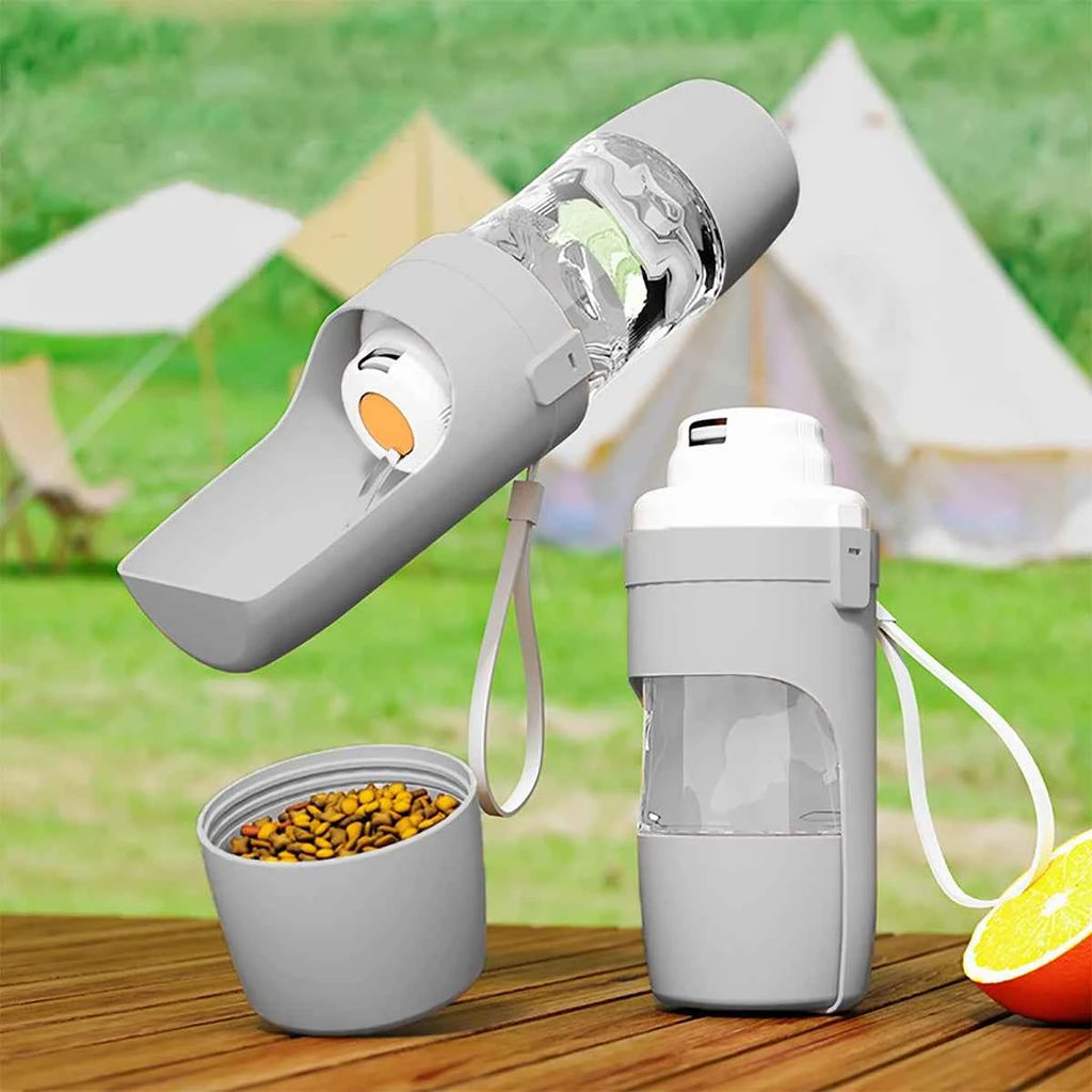 Premium Portable Pet Water Bottle - Food & Water Dispenser