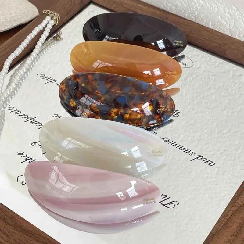 Elegant Floral Spring Hair Clip - Half Tied Ponytail Accessory