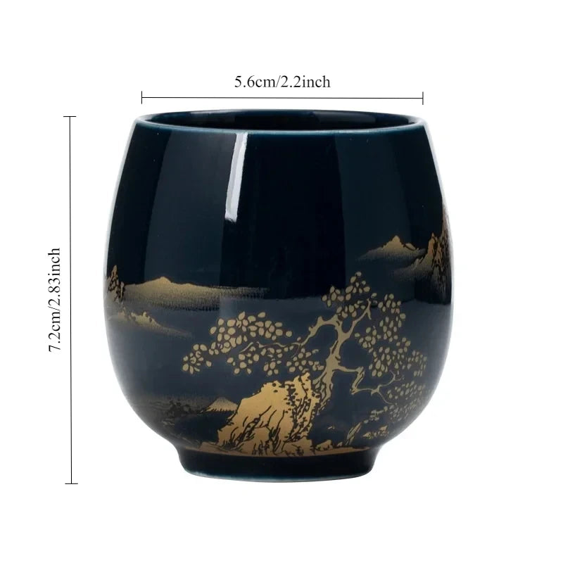 Elegant Japanese Master Tea Cup - Handcrafted Ceramic