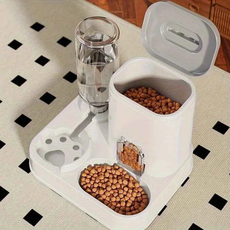 Premium Automatic Pet Feeder & Water Dispenser - Large Capacity
