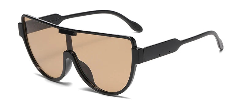 Vintage Semi-Round Sunglasses - Premium UV400 Fashion Eyewear