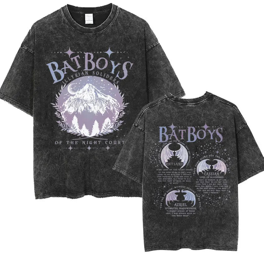 Vintage Washed Acotar T-Shirt - Oversized Graphic Tee