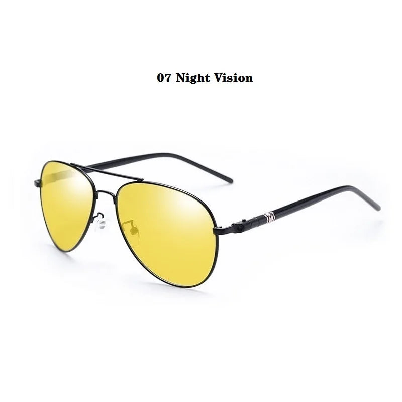 Luxury Pilot Sunglasses - UV Protection Metal Frame