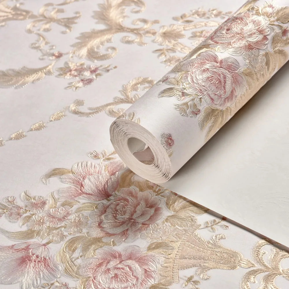 Elegant 3D Flower Wall Stickers - Self-Adhesive Decor