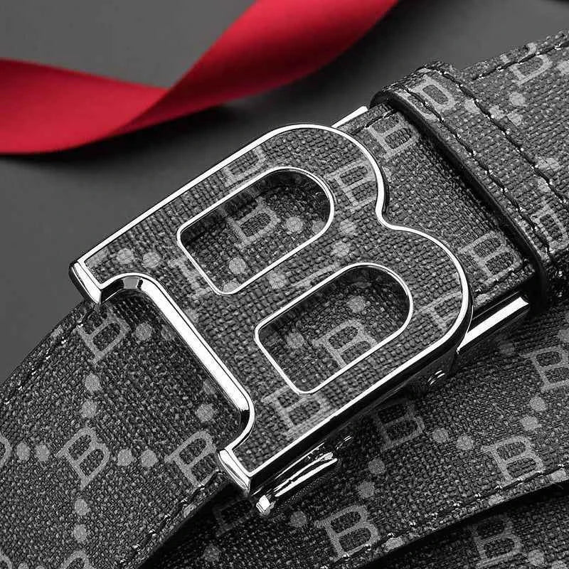 Premium Men's Business Belt - Elegant Alloy Needle Buckle