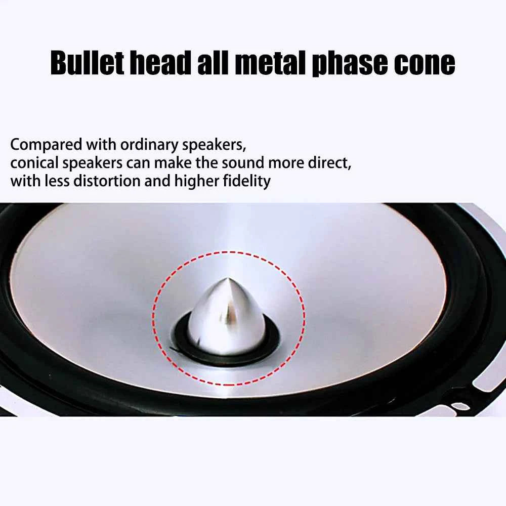 Premium Car Speaker Set - Two-Way Full Range Audio Kit