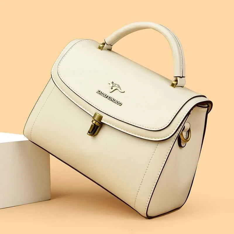 Elegant Leather Shoulder Crossbody Bag - Luxury Designer Style