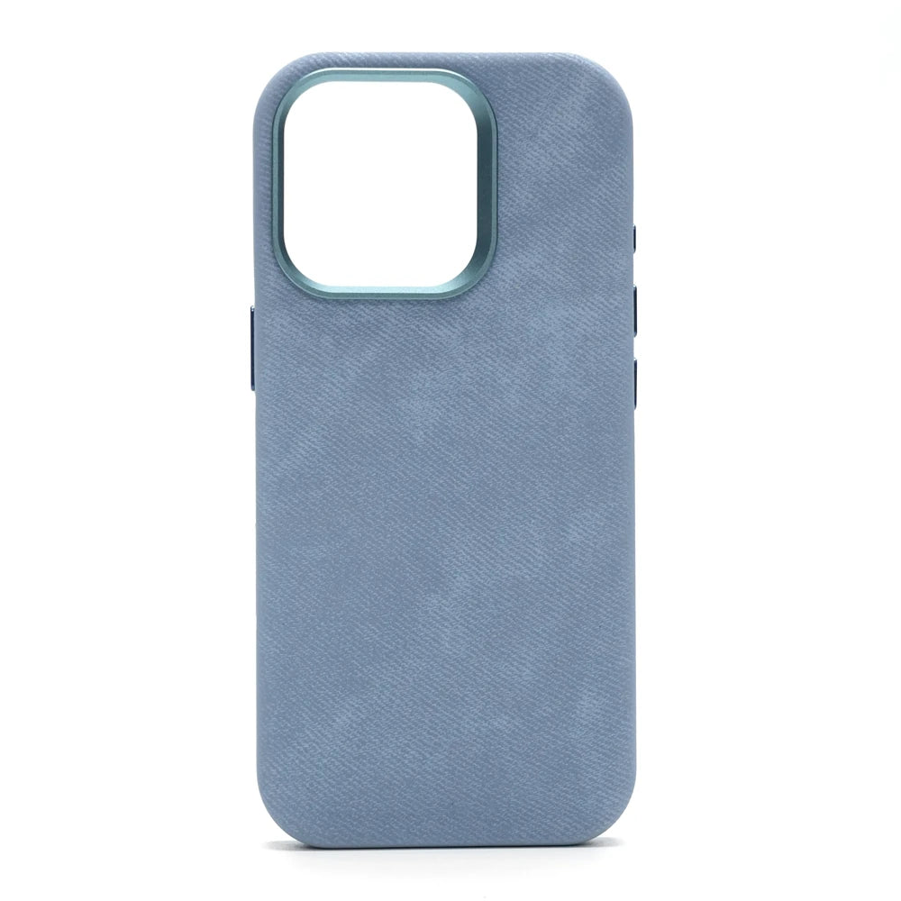 Luxury MagSafe Fiber Leather Shockproof Case - Premium Magnetic Cover