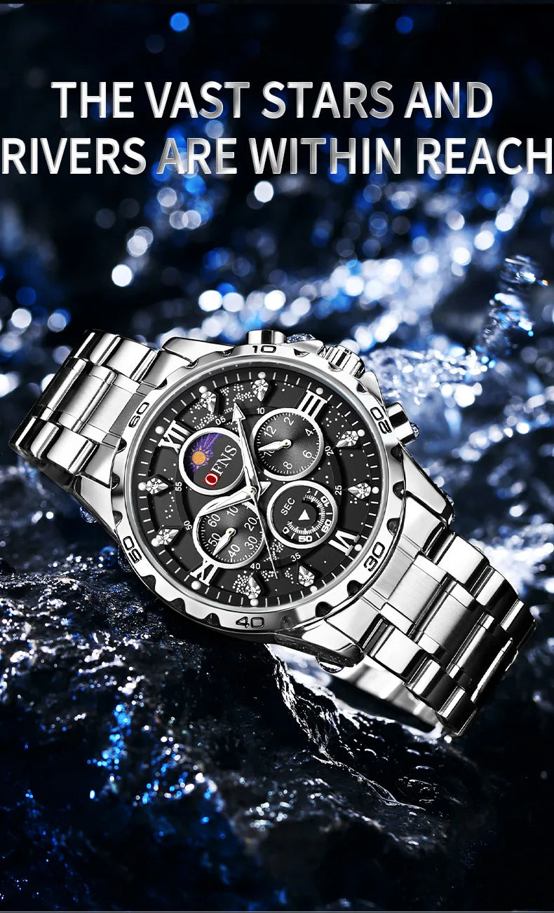 Premium Men's Military Watch - Waterproof Quartz