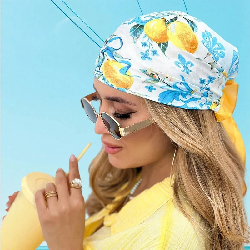 Luxury Square Silk Scarf - Satin Hair Bandana & Neckerchief