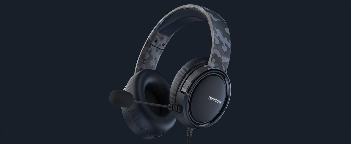 Premium Gaming Headset with Mic - Multi-Platform Wired Headphones