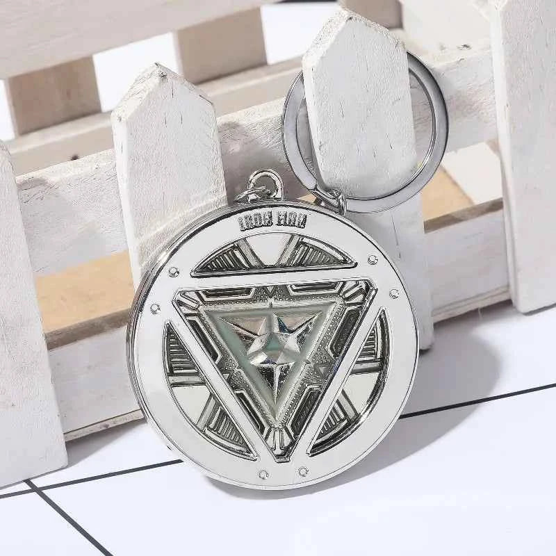 Premium Iron Man Energy Reactor Keychain - Alloy Pendant