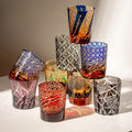 Luxury Crystal Whiskey Glass - pure hand-carved with a unique color whistle cup design