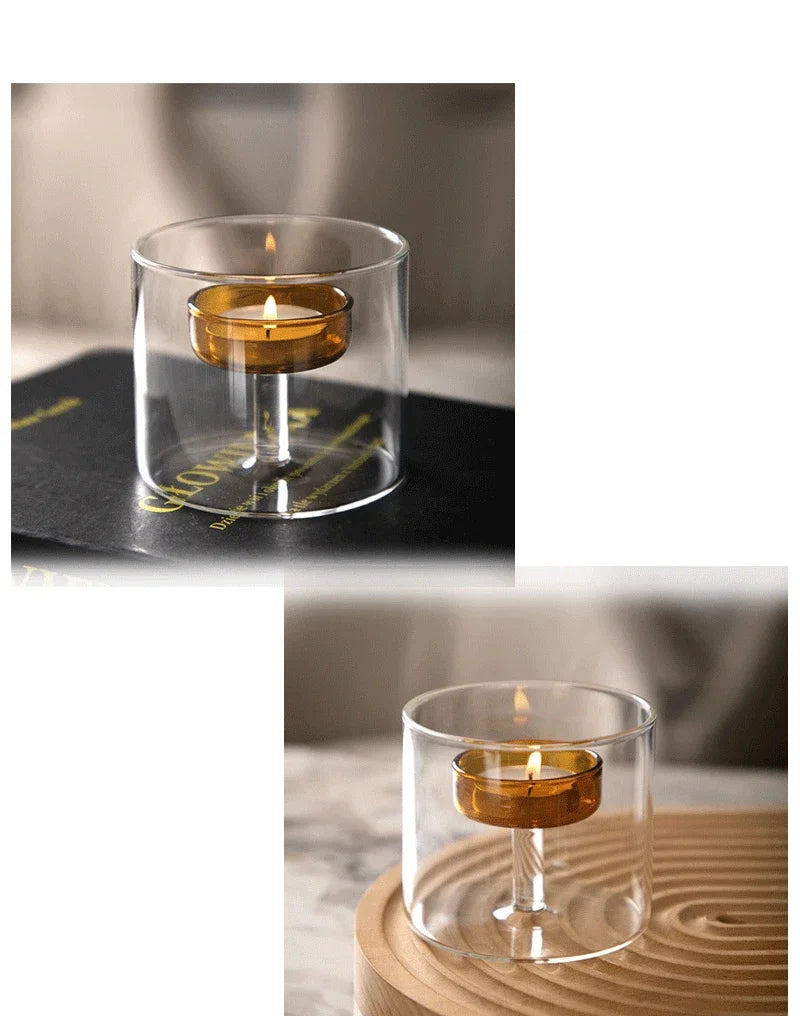 Elegant Luxury Dining Candle Holder - Romantic Table Decor