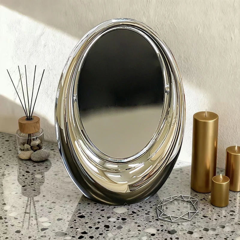 Luxury Double-Sided Rotating Desktop Makeup Mirror