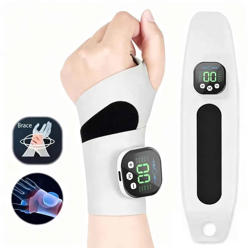 Premium EMS Electric Hand Wrist Massager - 10 Mode Vibration