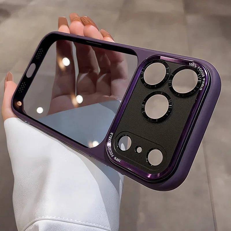 Luxury Transparent Phone Case - Shockproof Clear Bumper Cover