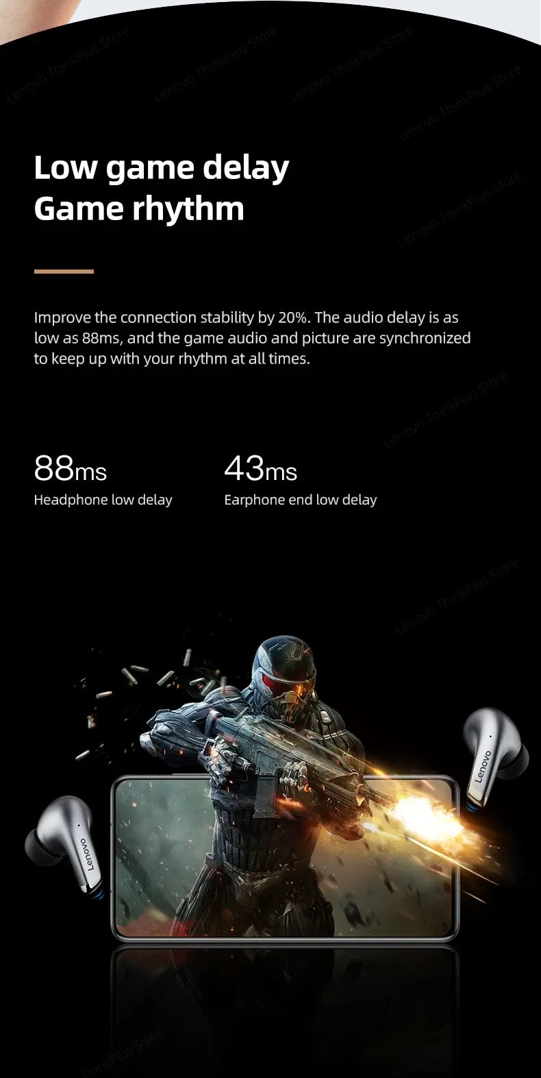 Premium Wireless Bluetooth Earbuds - HiFi Stereo Sound & IPX5 Waterproof
